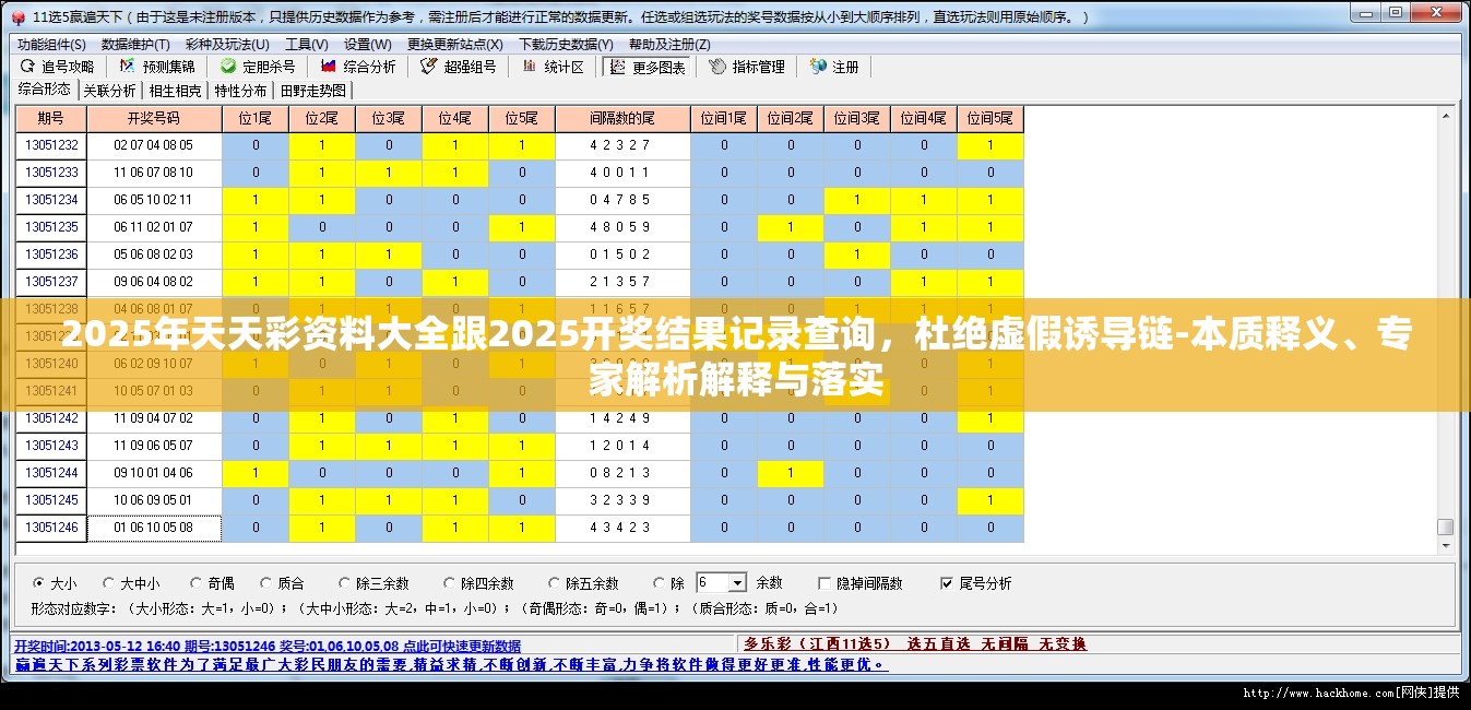 2025年天天彩资料大全跟2025开奖结果记录查询，杜绝虚假诱导链-本质释义、专家解析解释与落实