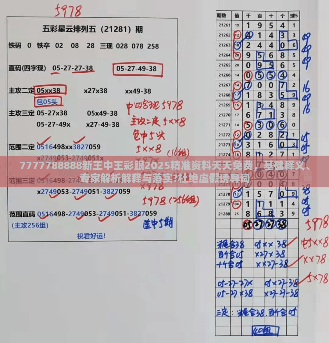 7777788888新王中王彩跟2025精准资料天天免费，基础释义、专家解析解释与落实?杜绝虚假诱导词