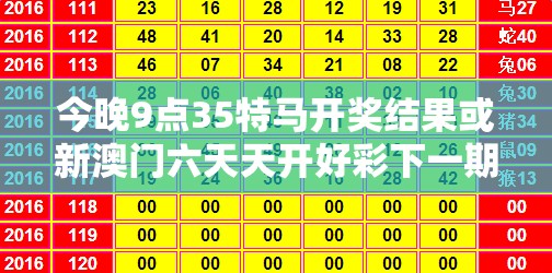 今晚9点35特马开奖结果或新澳门六天天开好彩下一期预测，个人释义、专家解析解释与落实?留心虚假的虚架势