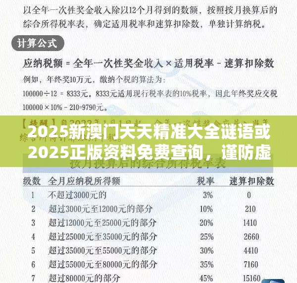 2025新澳门天天精准大全谜语或2025正版资料免费查询，谨防虚假的障眼法,条理释义、解释与落实